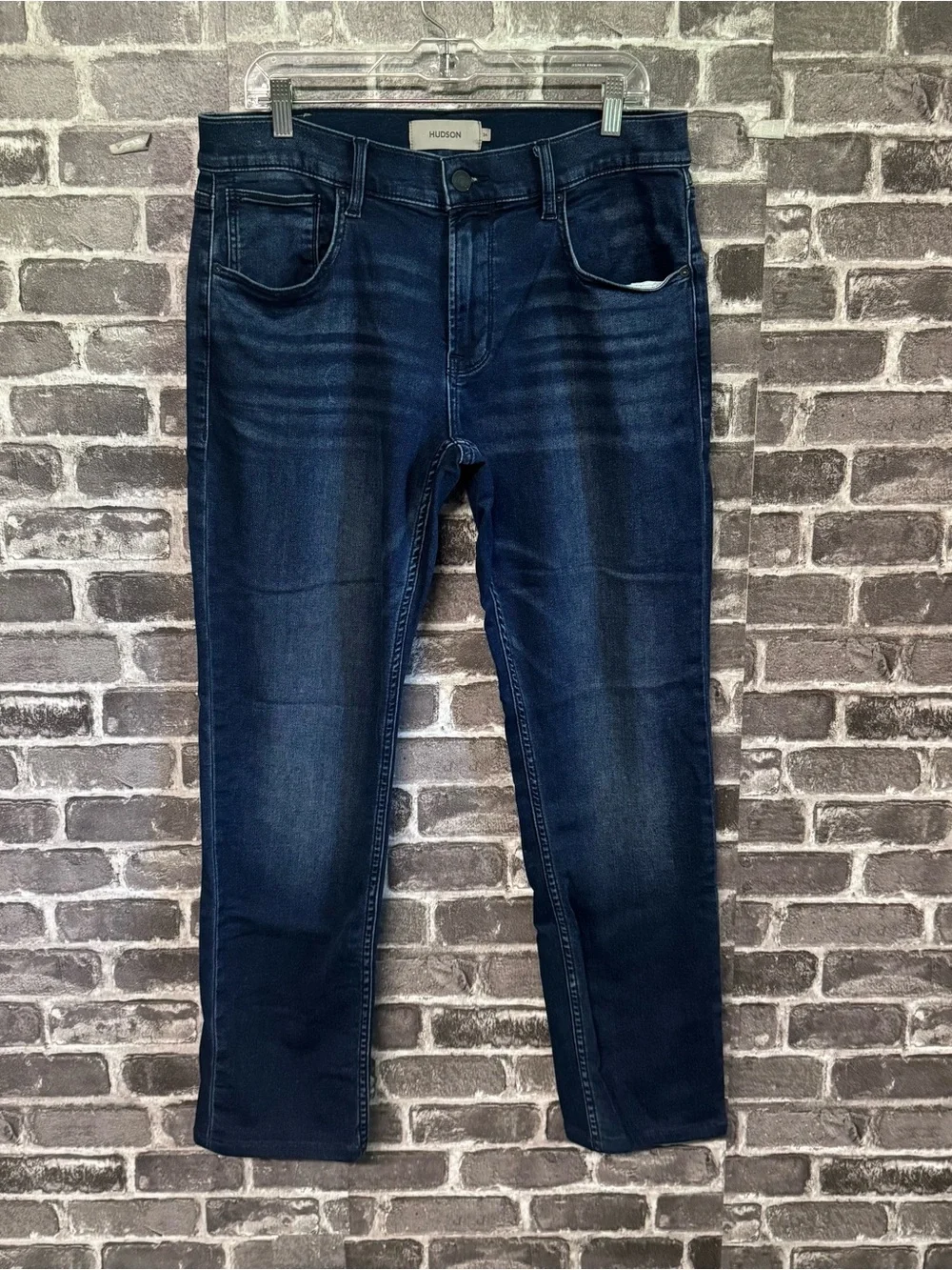 Hudson Blake Slim Straight jeans Blue shadow wash